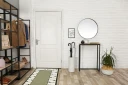 Tulpan Flatvevd Matte 80x200 cm - Grønn