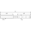 Gjengeterminal metrisk   3 mm   M6   100 mm   1300 kg   38 mm   6,35 mm   48 mm