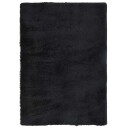  Flossteppe med lang luv NAVARRA svart 240x340 cm polyester 8721158558404