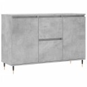 vidaXL Skjenk grå 104x35x70 cm konstruert tre