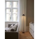 Hygge Gulvlampe på batteri Ø19cm H134cm, mørkerød