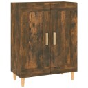 vidaXL Skjenk røkt eik 69,5x34x90 cm konstruert tre