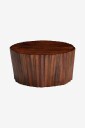 Ellos Home   Salongbord Vulcan Ø80 cm   Brun
