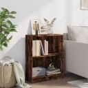 vidaXL Bokhylle r?kt eik 60x24x74,5 cm konstruert tre