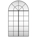  Veggspeil svart 80x140 cm buet jern