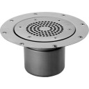 ACO 110 mm dreneringspanne for vinyl, uten kran, vertikal, kort 160x111x160 mm