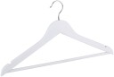 Alpina kleshengere i tre 5 pakning / kleshengere i tre / kleshengere til garderobe   Hvit