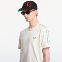Fred Perry Contrast Tape Ringer Tee   Cream   L