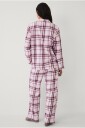 Ellos Collection   Pysjsett i flanell   Rosa