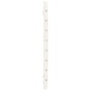 vidaXL Veggmontert sengegavl hvit 81x3x63 cm heltre furu