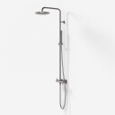 Semplice Termostatsett Rain DeLuxe SRL02 SmartTerm ø25cm EasyClean PVD Børstet Stål