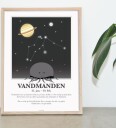 Kids by Friis A3 Plakat M. Stjernetegn Vandmanden