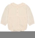 En Fant Romper Ls Dobby   Cream   80