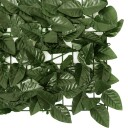 Balkongskjerm med mørkegrønne blader 300x150 cm 3216424