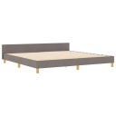  Sengestamme Taupe 200x200 cm Stoff