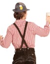 Rød Rutete Oktoberfest Kostymeskjorte Strl L