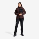 RevolutionRace Sherpa Hoodie Dame Seal Brown Størrelse:2XL   Dame > Overdeler > Fleece & midlayers