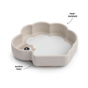 Done by Deer Silicone Stick&Stay Bowl Sheepy Sand - Beige - 15X 11X H 4CM