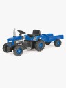 DOLU Pedaltraktor med Tilhenger, Blå