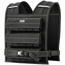 Justerbar vektvest 20kg med refleksstriper treningsvest løpevest for vektløfting løping og fitness kroppsvekttrening menn o