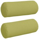  Bolster puter 2 pcs Lys grønn Ø 15 x 40 cm stoff