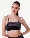 Bumpro Logomania Velour Bralette Black - L