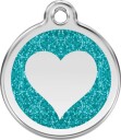 Id-Brikke Med Glitter Hjerte