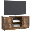  TV skap Røkt Eik 102 x 34,5 x 47 cm Konstruert tre