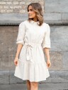 A View Linen dress Beige 40