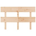 vidaXL Sengegavl 124x3x81 cm heltre furu