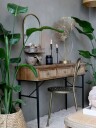 Chic Antique skrivebord med 3 skuffer 40043100