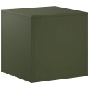 vidaXL Planteholder Olivengrønn 40 x 40 x 40 cm Cortenstål