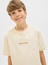 Jack & Jones Junior Antique White Jornorrebro Emb Tee Ss Cn Noos Jnr 164