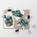 Creativ Company 977855 Mini Kreativsett Gaveetiketter Bl??/S??lv