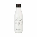 Les Artistes  Bottle Up Design termoflaske 0,5L hvit/svart/rosa