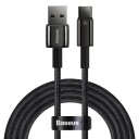 Baseus Tungsten Gold 100W USB-C Kabel 1m Svart