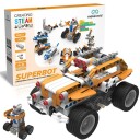 Makerzoid 26-i-1 Programmerbar Superbot Fra 6 år 400+ Klosser