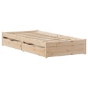  Sengeramme uten madrass 75x190 cm heltre furu