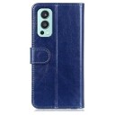 OnePlus Nord 2 5G Lommebok-deksel med Magnetisk Lukning Blå