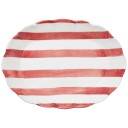 Pick A Poppy Stripe Serveringsfat 36 cm Rød