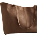 Aim'n Totebag Microsuede Apparel Tote Bag Brun