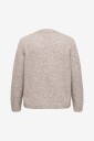 Only Carmakoma   Kardigan Carmiggie Ls O Neck Pearl Cardigan   Natur