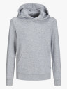 Jack and Jones Junior Bradley Sweat Hood Junior Grå 128