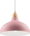 Home Décor BIRK Rosa Ø19cm pendel   E27 sokkel 2m ledning metall / tre