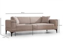 Naoko 3 seter Sovesofa   Lysebrun