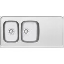 Contura Steel Classic kjøkkenbord rustfritt stål 1220x610x160 mm