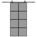  Svart 102,5x205cm Herdet Glass
