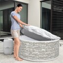 Lay-Z-Spa Vancouver 155x60cm Oppblåsbart Bestway Lay Z Spa Boblebad
