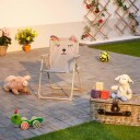 Sammenleggbar campingstol for barn – dyremotiv, lett