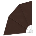 vidaXL Balkong privat skjerm 140 x 140 cm Polyester Brun